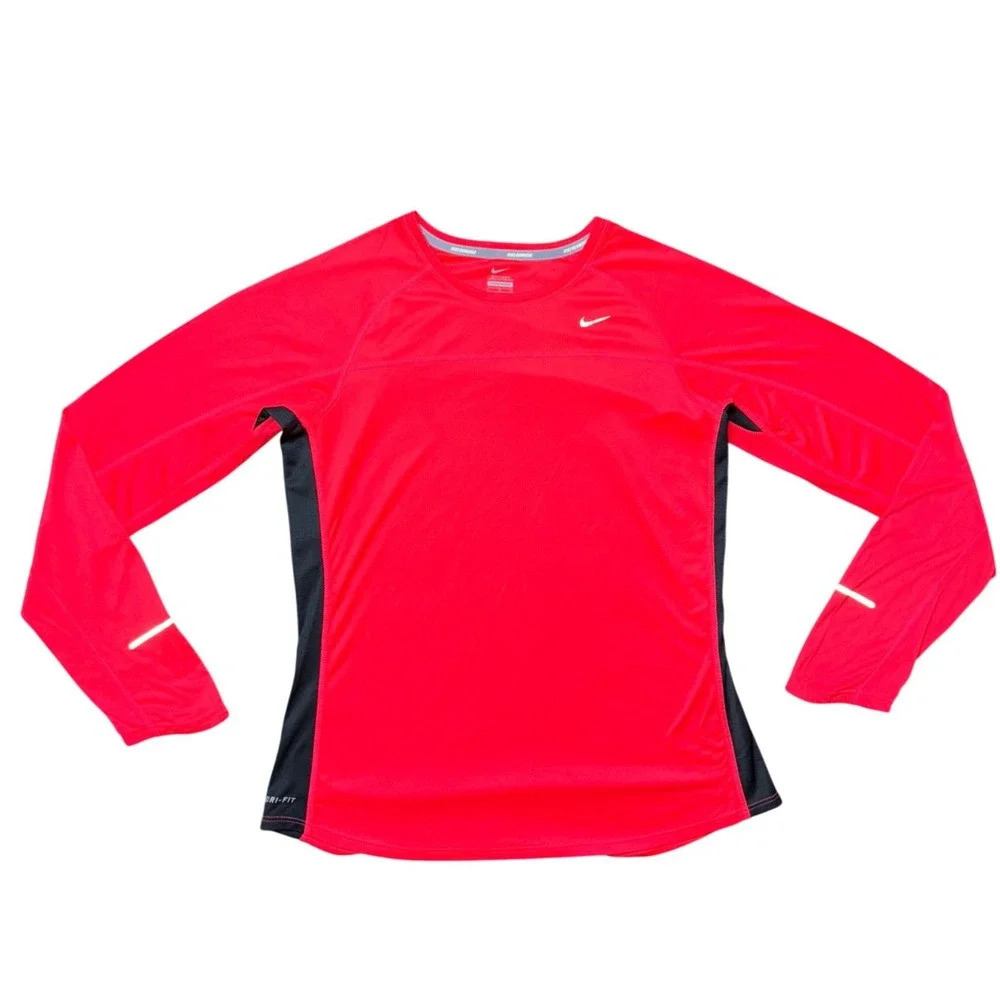 Nike Running Dri-FIT Long Sleeve Shirt Large 405255-627